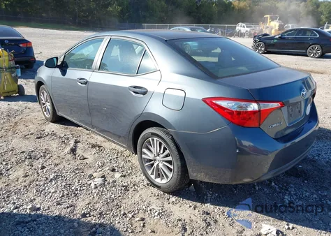 2015 Toyota Corolla Le Plus из США, поврежденный, VIN 5YFBURHE0FP198711